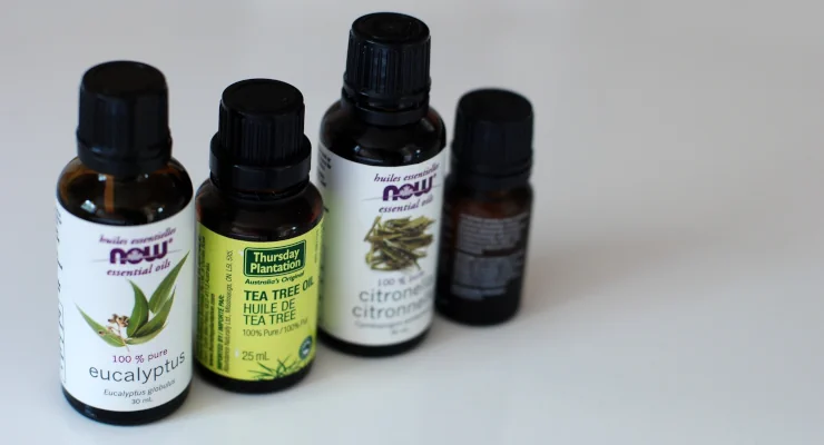 Frascos de medicina natural