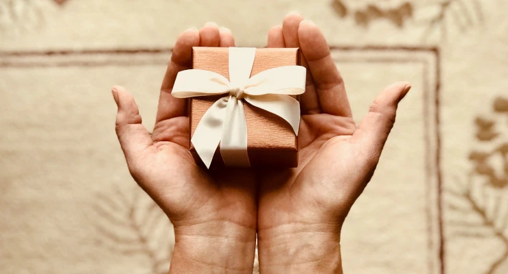 Recibir un regalo